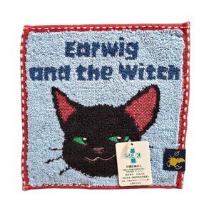 NWT Ghibli Park Japan Exclusive EARWIG AND THE WITCH THOMAS Hand Towel 6"x6"